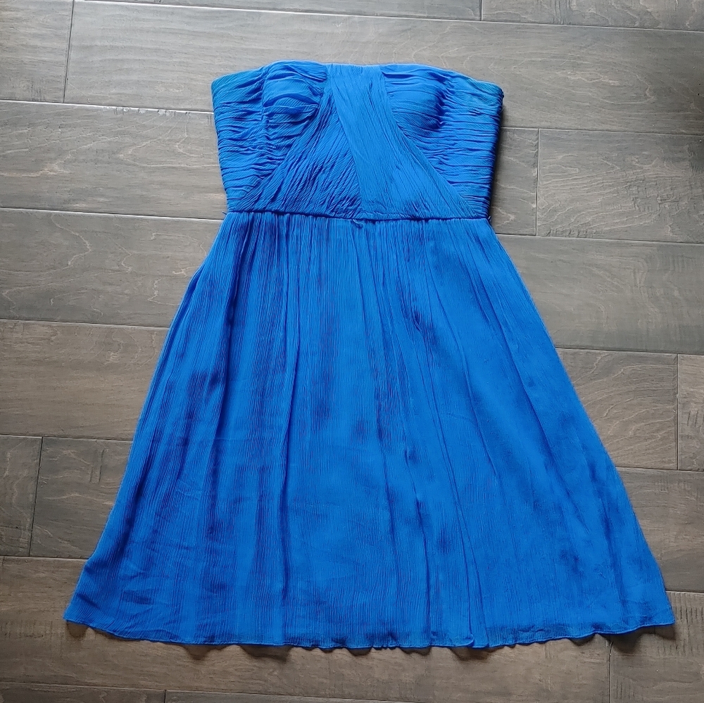 Strapless Silk Formal Dress